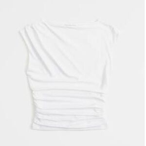 NEW WITH TAGS ABERCROMBIE DRAPED SLASH TOP